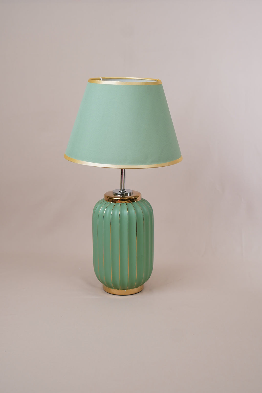 Luna Ribbed Ceramic Table Lamp