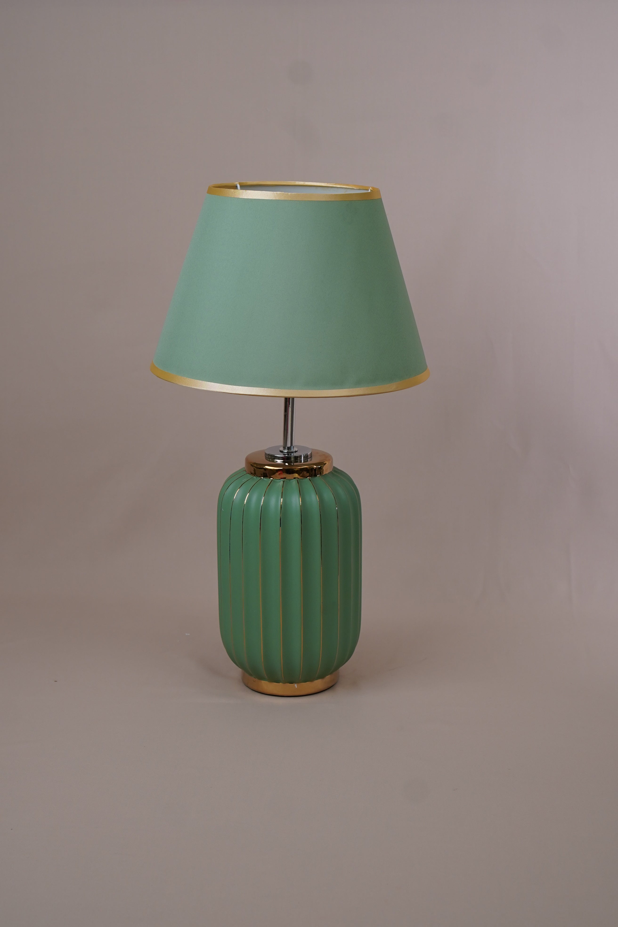 Luna Ribbed Ceramic Table Lamp