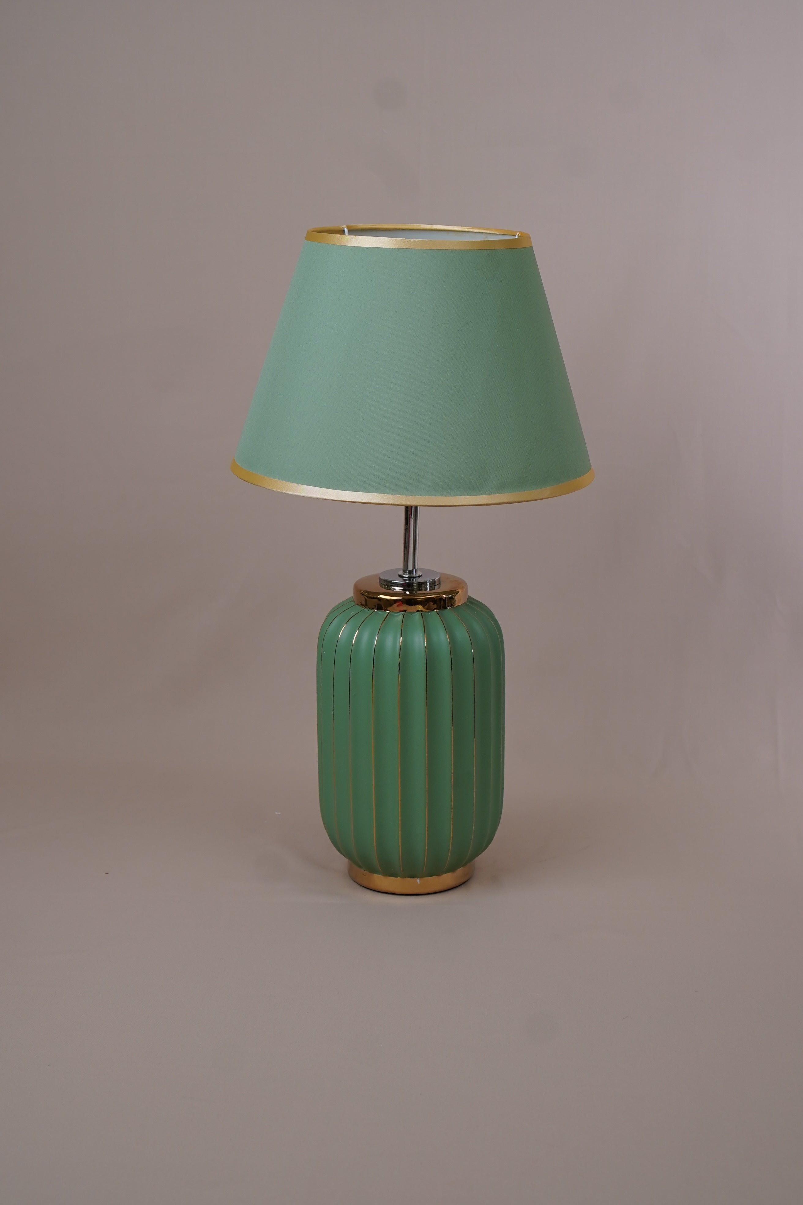 Luna Ribbed Ceramic Table Lamp