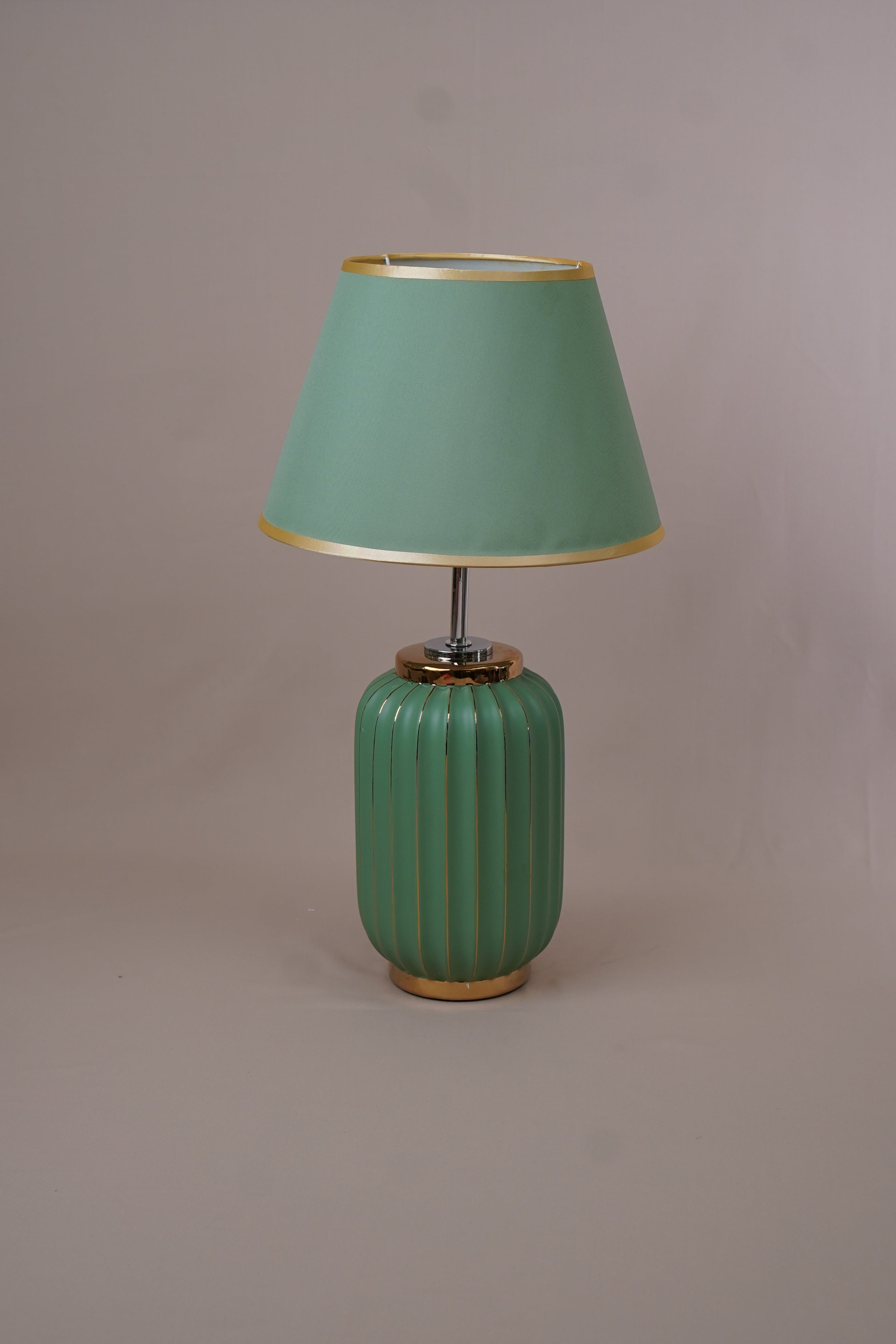 Luna Ribbed Ceramic Table Lamp