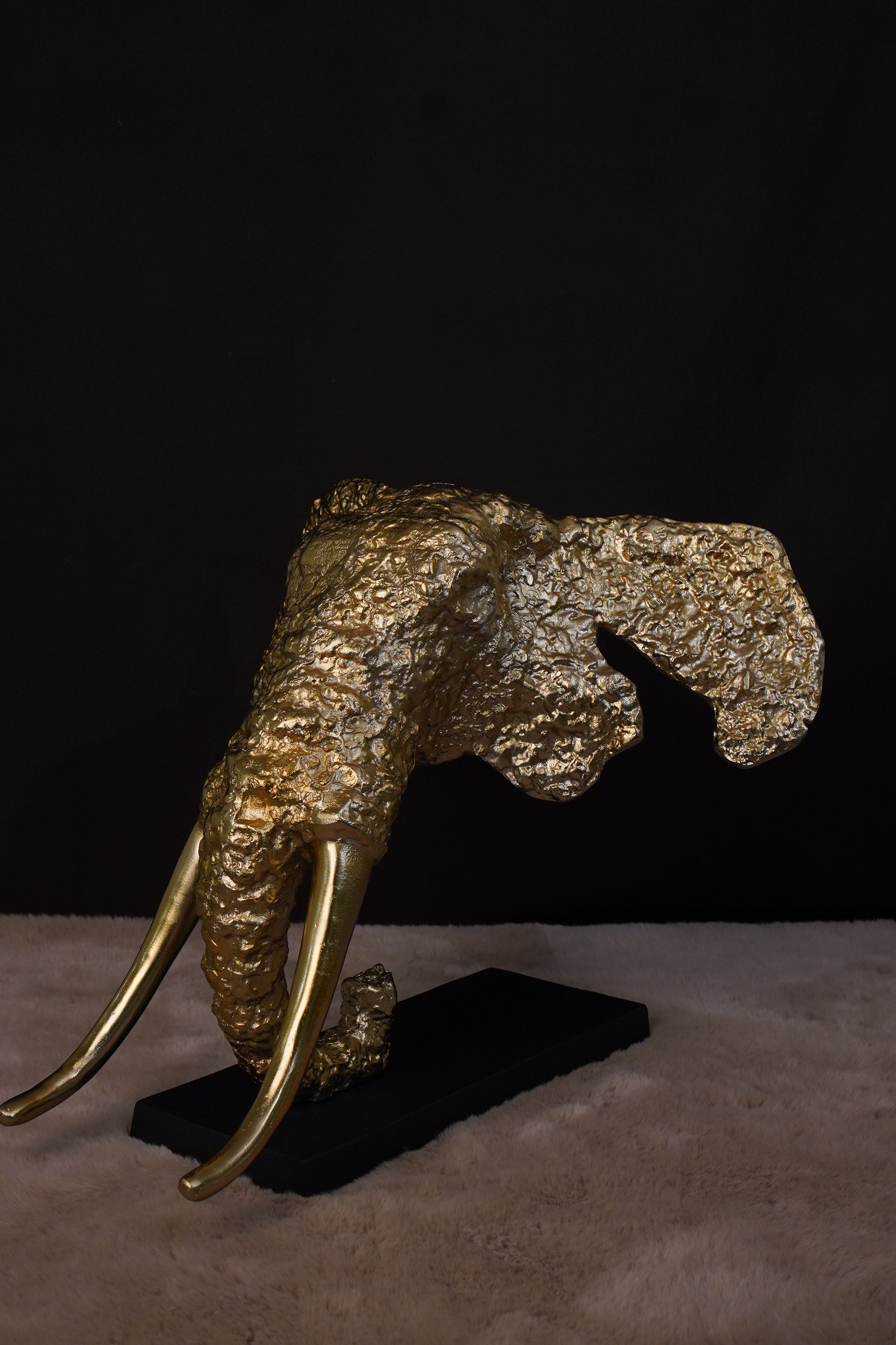 Golden Elephant Heritage Art Piece