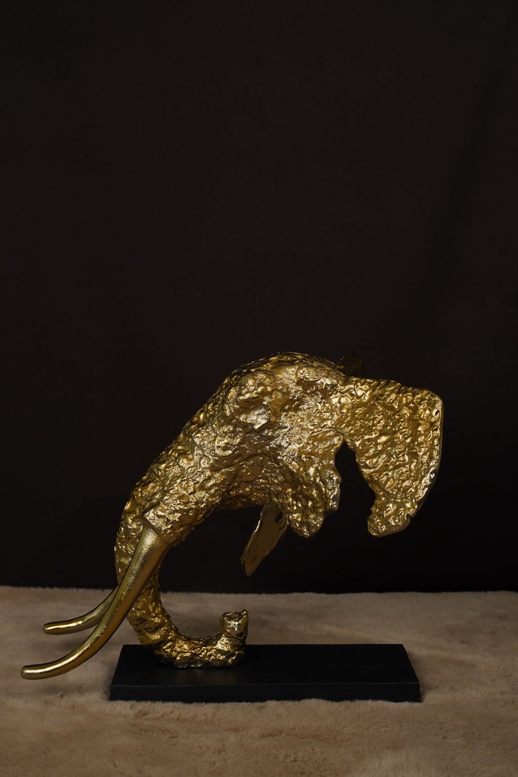 Golden Elephant Heritage Art Piece