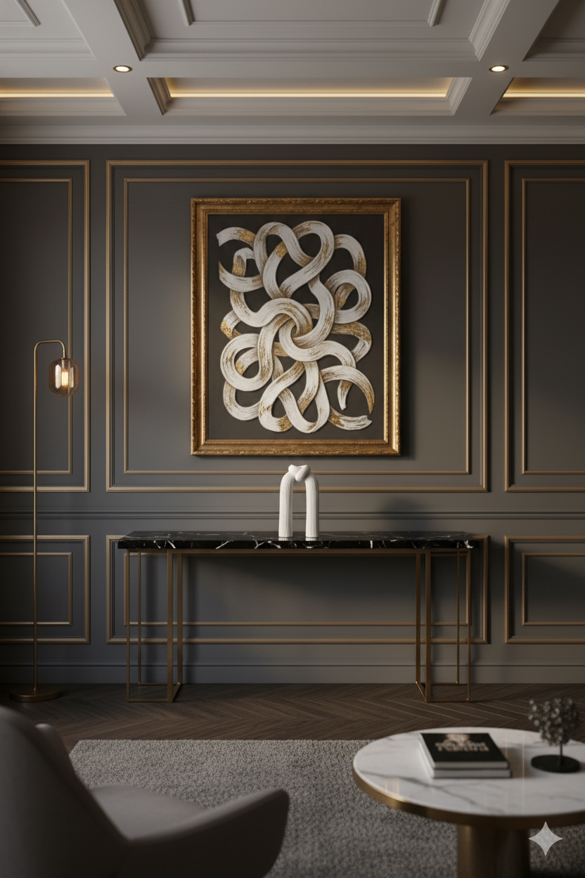 Modern Nordic Knot Sculpture | Home Decor