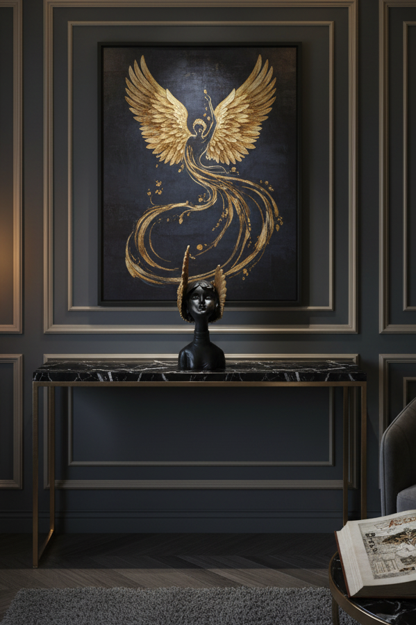 Winged Hat Handmade Sculpture