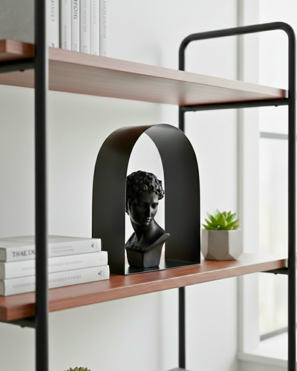 Modern Classical Frame - David Bust Sculpture with Archway