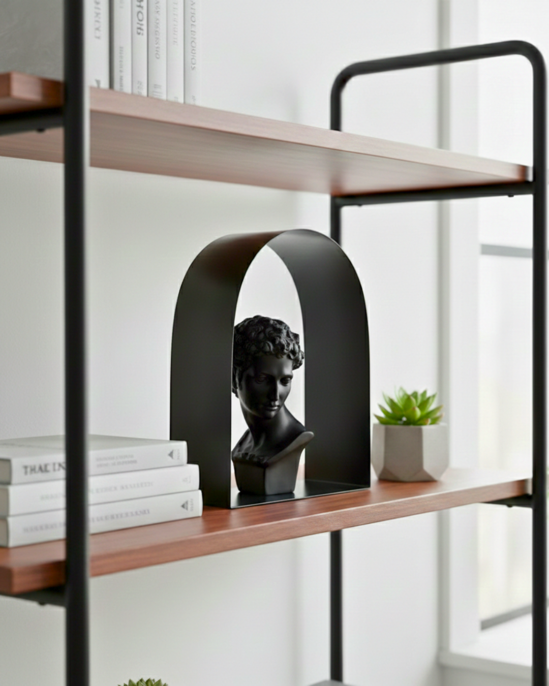 Modern Classical Frame - David Bust Sculpture with Archway