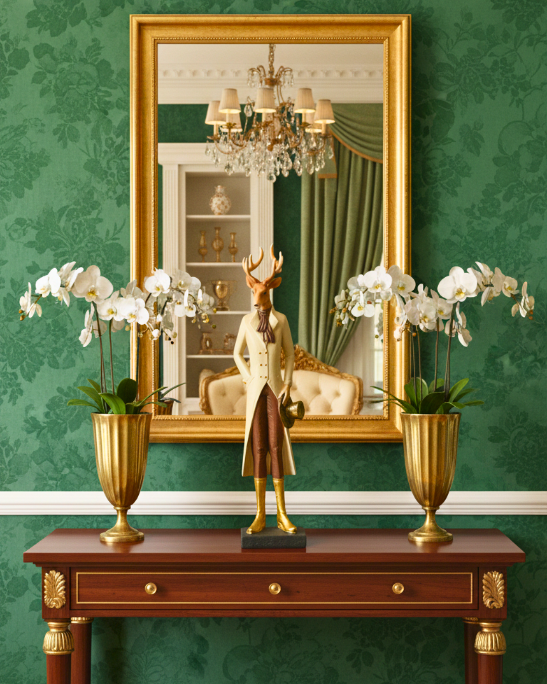 Noble Woodland Aristocrat - Dapper Deer Statuette