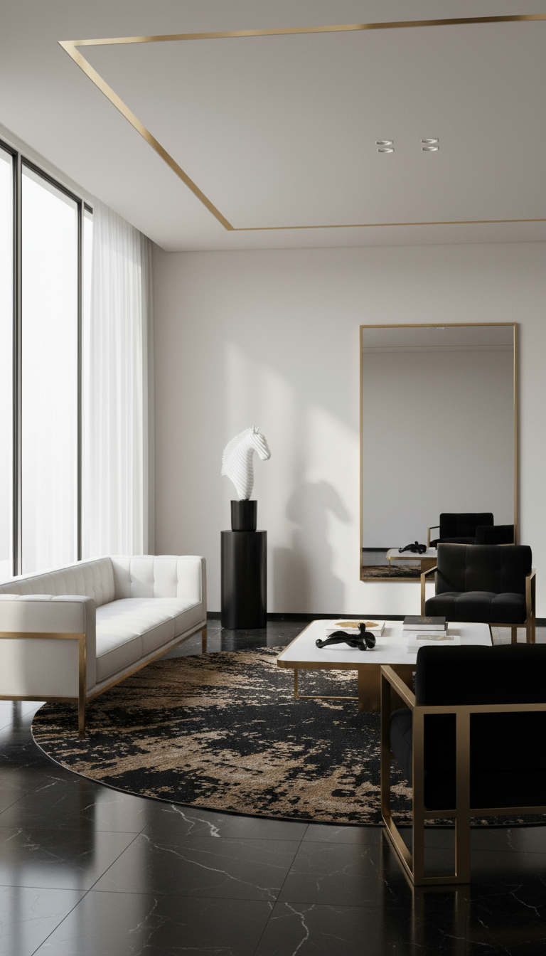 Modern Decorative Horse Head Sculpture