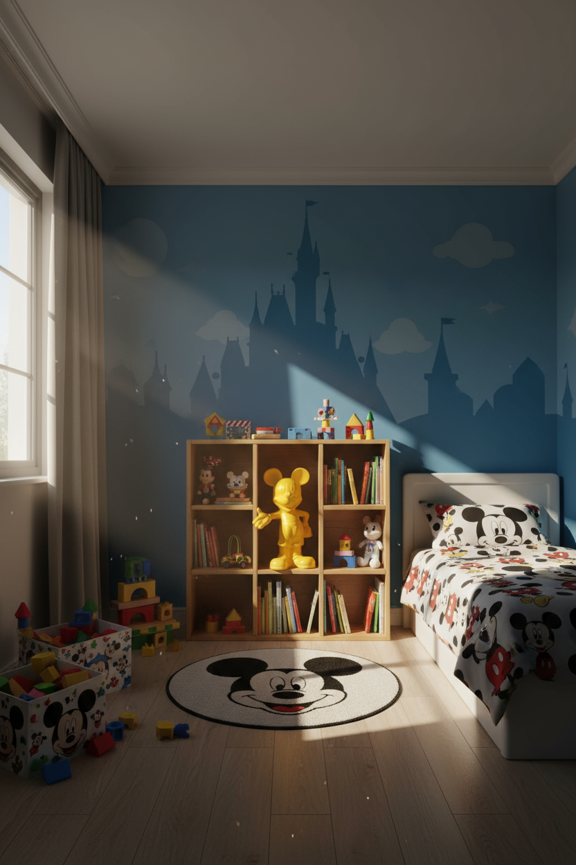 Yellow Mickey Figurine